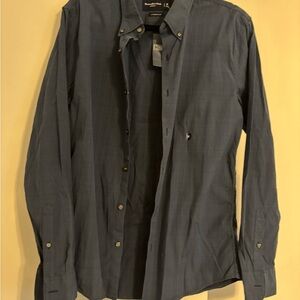 Abercrombie & Fitch Dark Blue Casual Shirt